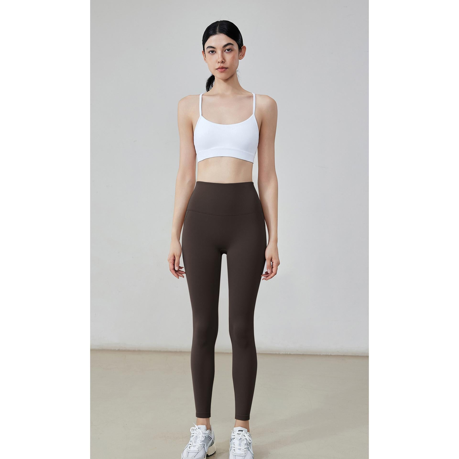 NULS antibacterial yoga pants women's summer thin hip lift peach hip nine-point sweatpants yoga clothes Pilates fitness pants