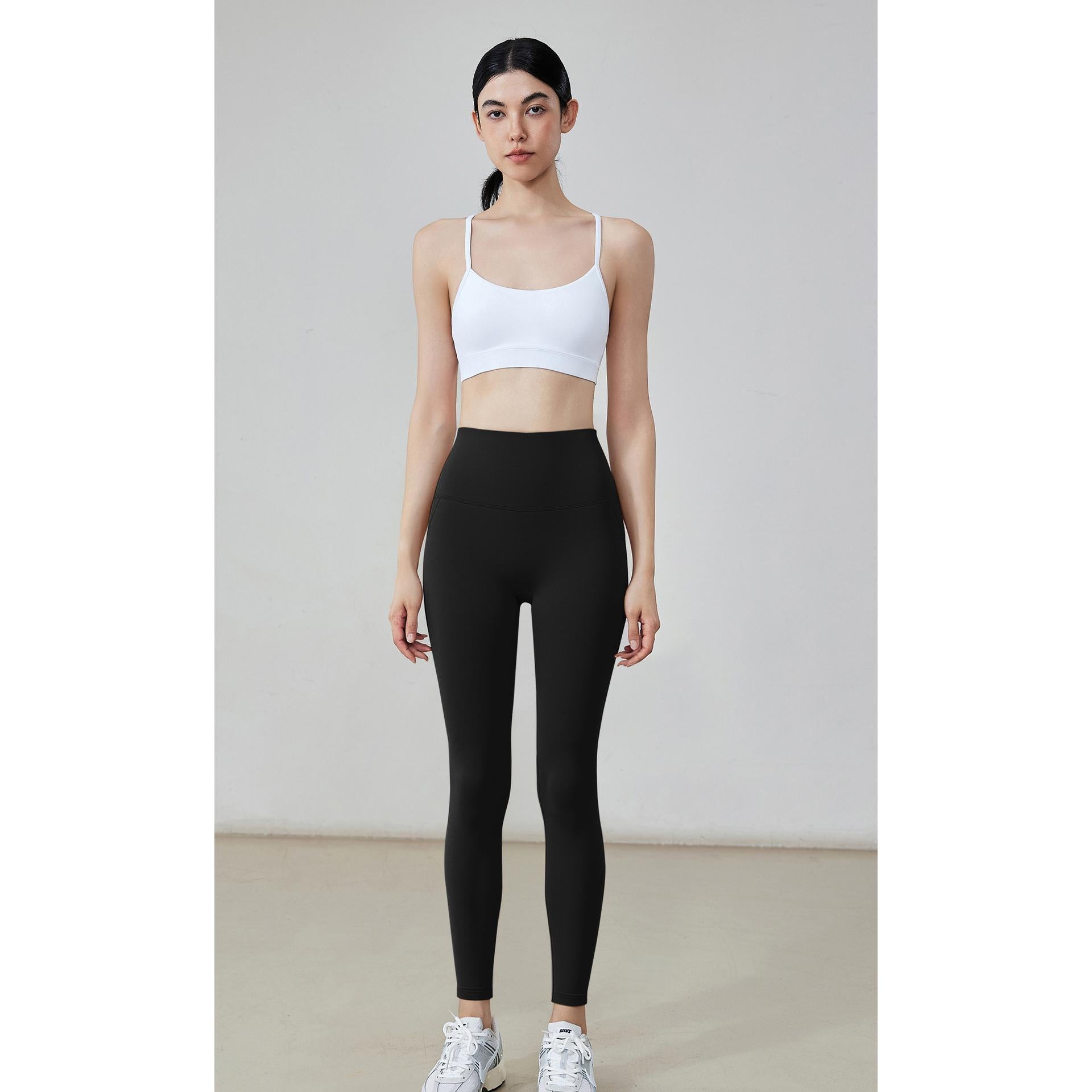 NULS antibacterial yoga pants women's summer thin hip lift peach hip nine-point sweatpants yoga clothes Pilates fitness pants