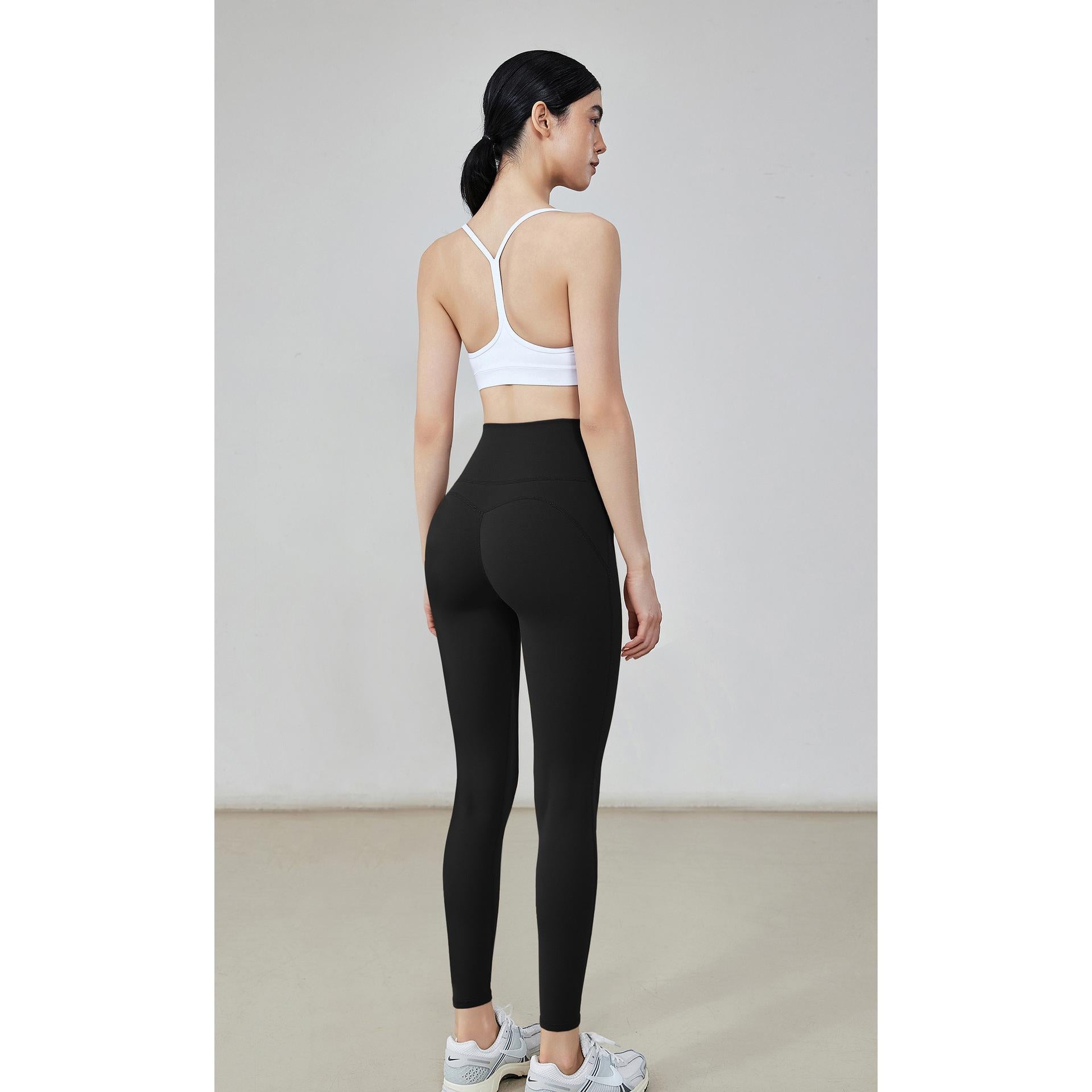 NULS antibacterial yoga pants women's summer thin hip lift peach hip nine-point sweatpants yoga clothes Pilates fitness pants