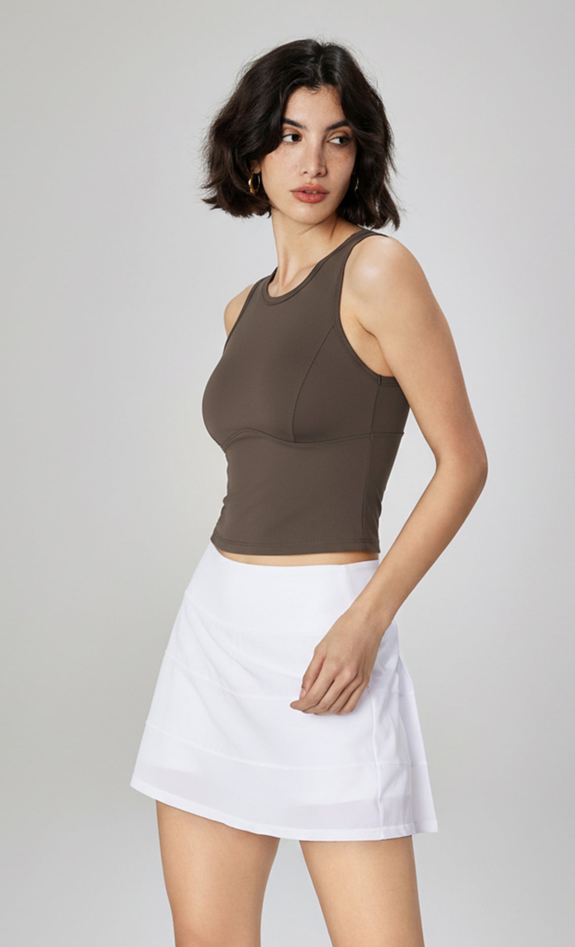 Yoga vest shock-proof fixed cup sleeveless fitness clothes women's high-intensity sports underwear with chest pads yoga clothes top