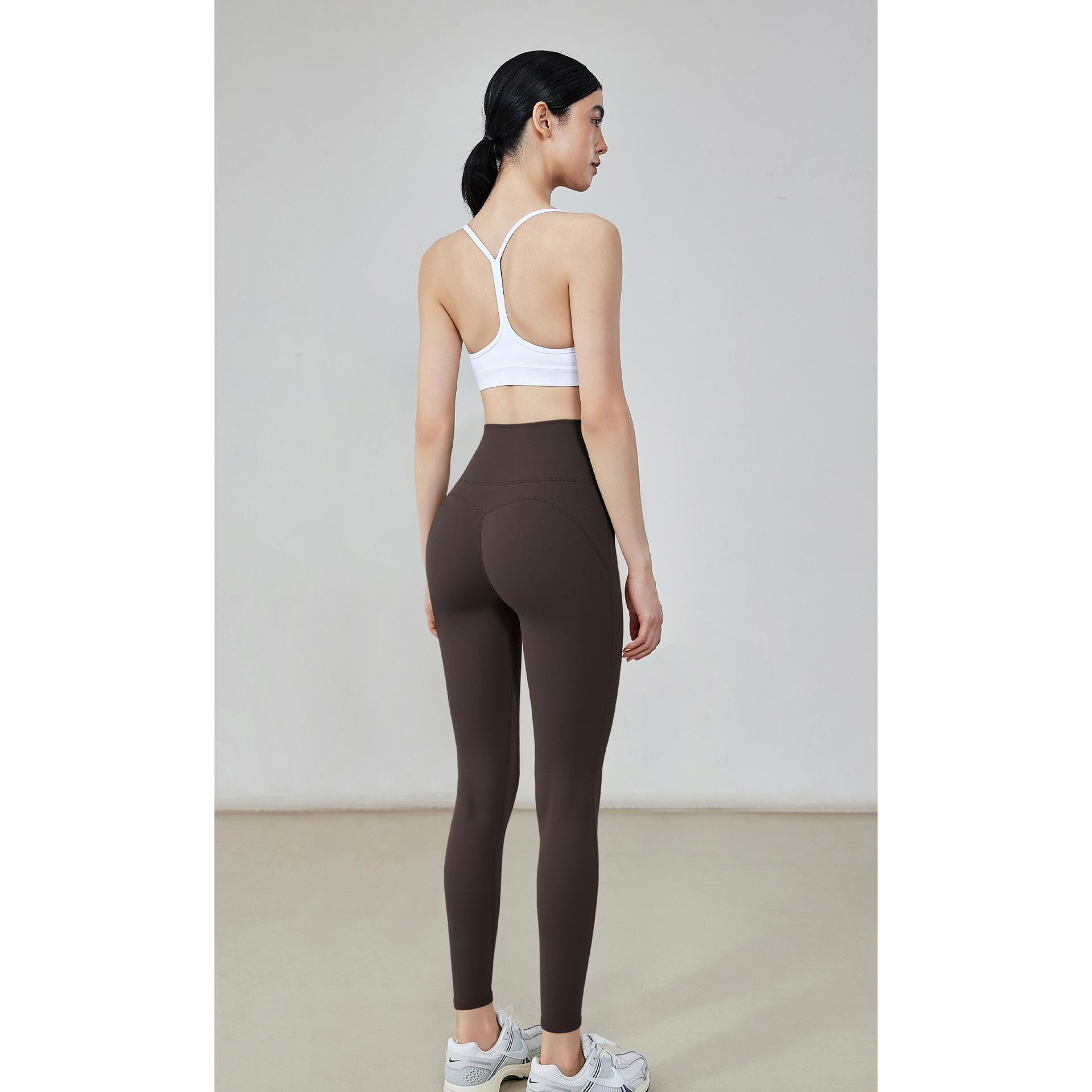 NULS antibacterial yoga pants women's summer thin hip lift peach hip nine-point sweatpants yoga clothes Pilates fitness pants