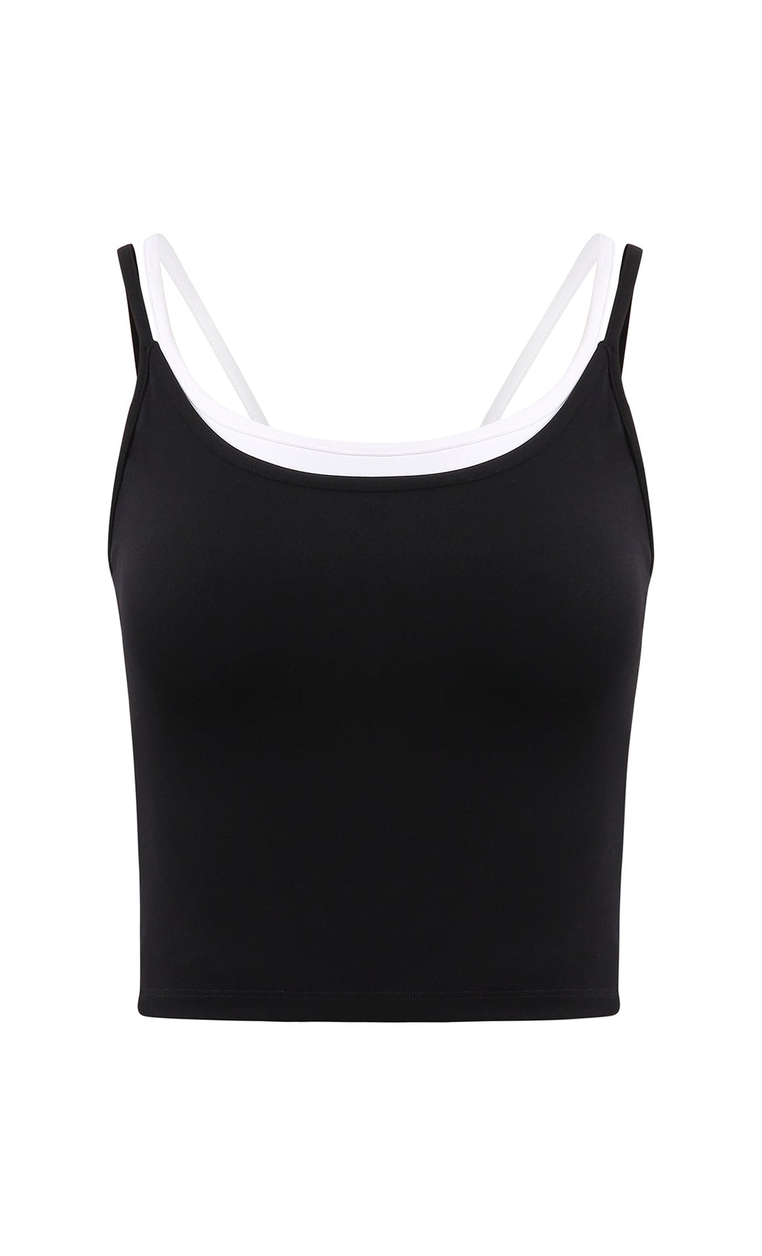 NULS Butterfly Cross-Back Yoga Tank - Faux Layered Built-In Bra by Lepeins