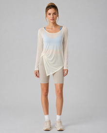 Relaxed Long-Sleeve Yoga Top