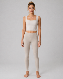 Serene Sculpt Square-Neck Yoga Tank