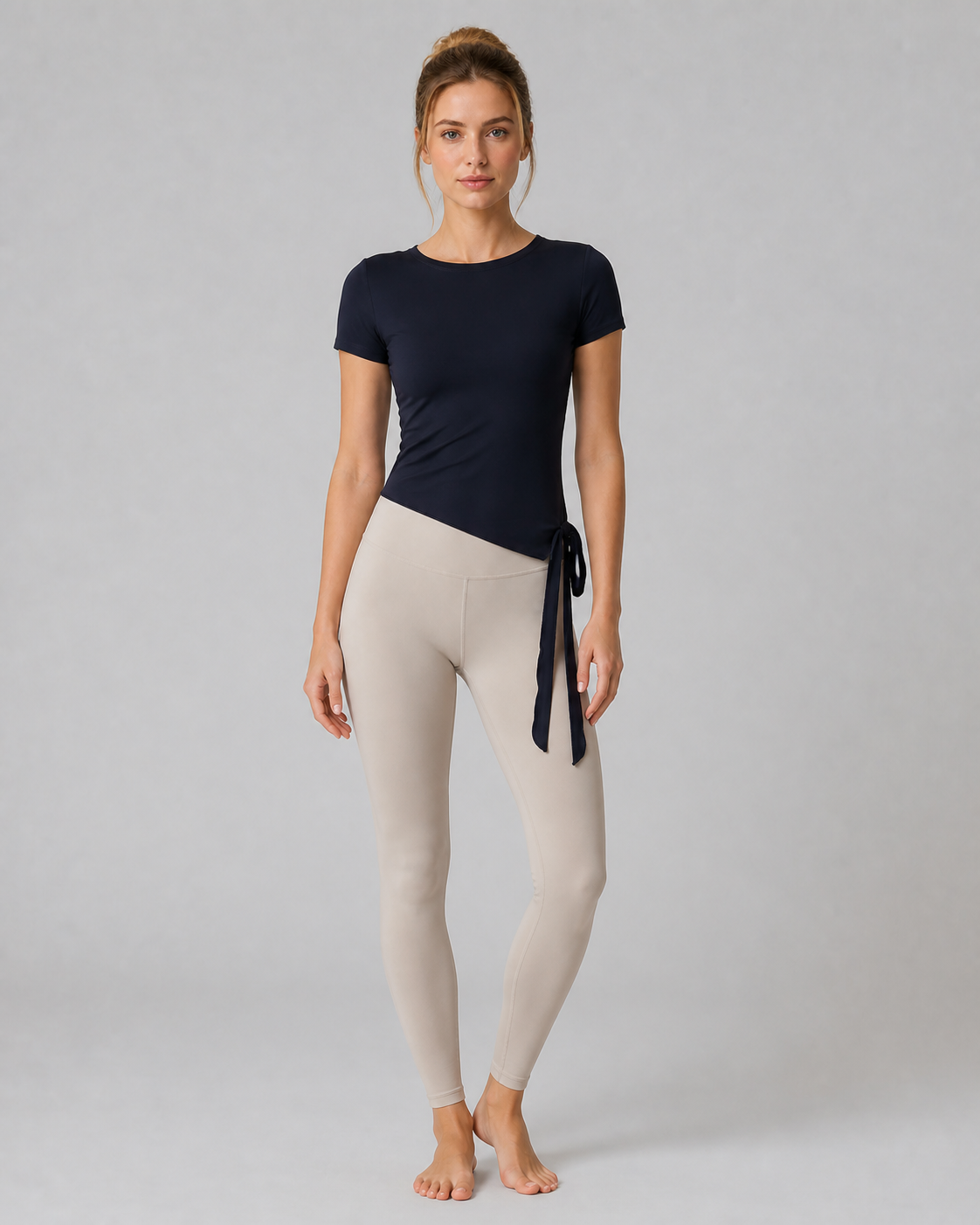 Approved product image 001 | NULS Asymmetrical Side-Tie Yoga Tee