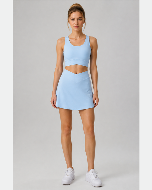 Approved product image 001 | Cross-Waist 2-in-1 Yoga Skort