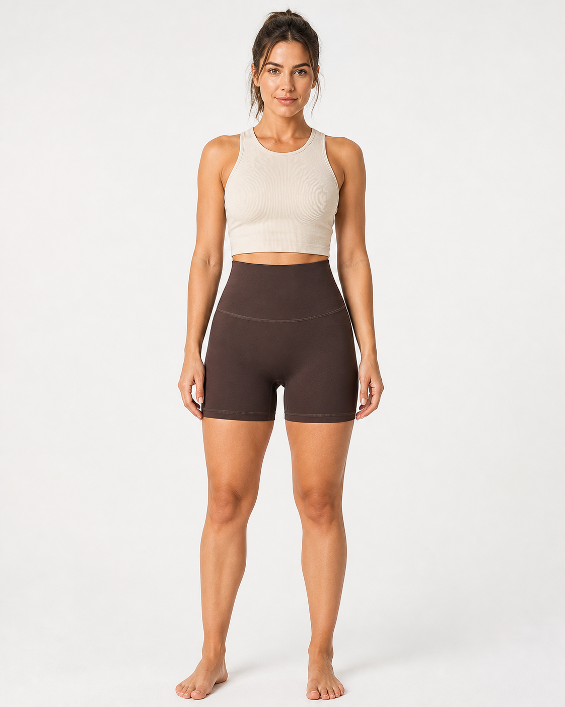 Approved product image 001 | NULS Seamless Front High-Waisted Yoga Shorts