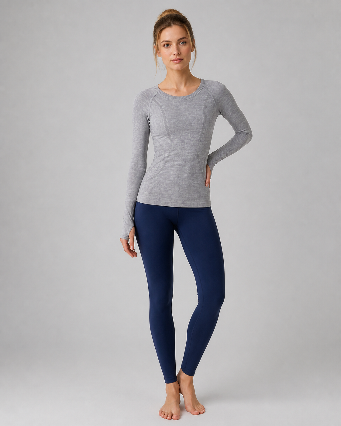 Approved product image 001 | Seamless Long-Sleeve Yoga Top