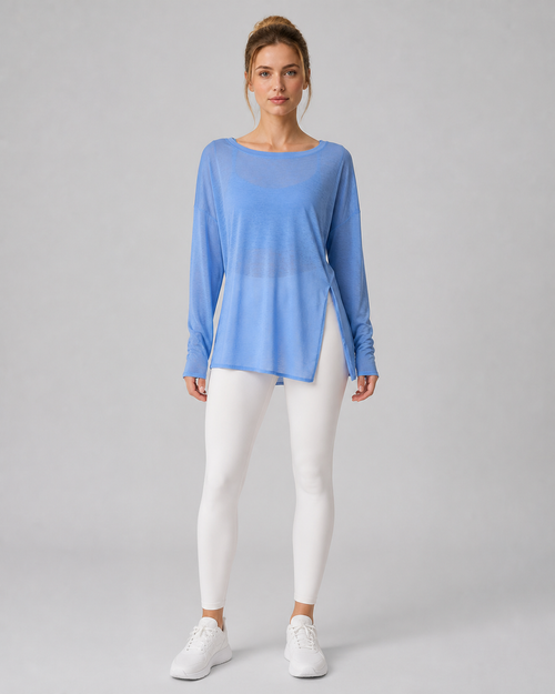 Approved product image 001 | AirFlow Split-Hem Yoga Pullover