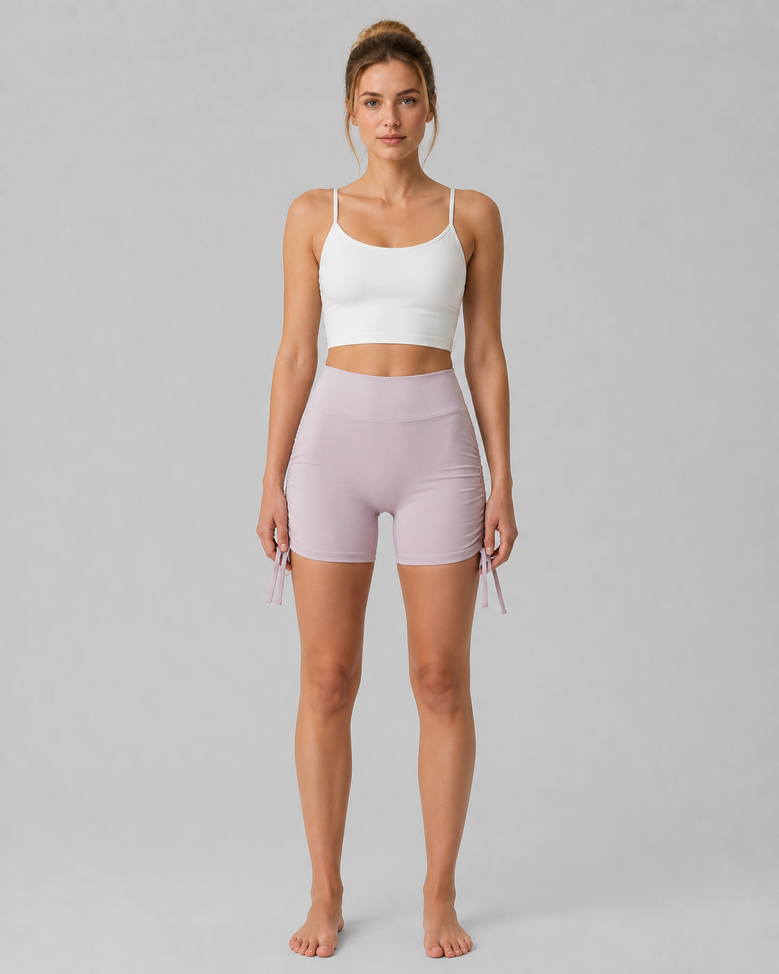 Approved product image 001 | NULS Adjustable Ruched High-Waisted Shorts