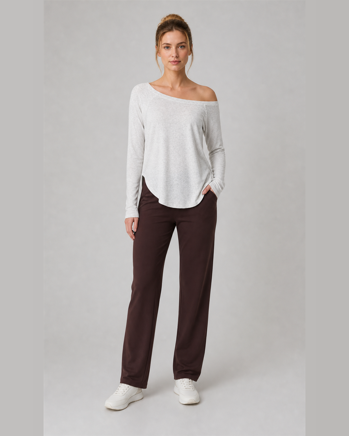 Approved product image 001 | SNU Off-Shoulder Yoga Top
