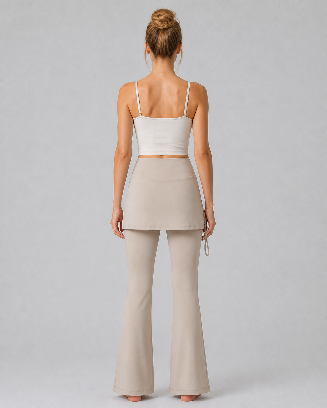 Approved product image 002 | NULS Ruched Skirted Yoga Flare Pants