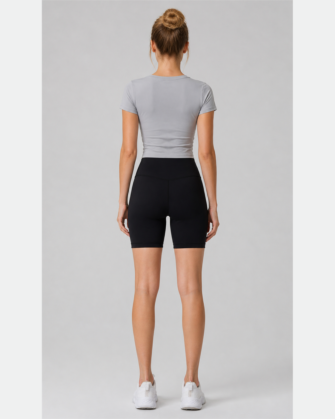 Approved product image 002 | Lycra High-Waist Yoga Shorts