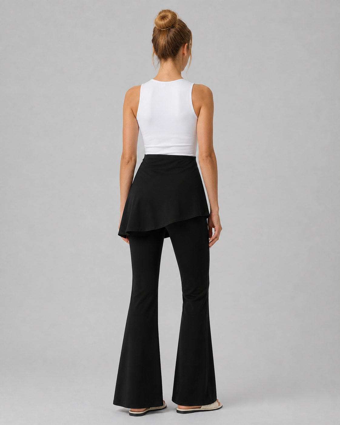 Approved product image 002 | 2-in-1 Skirted Flare Yoga Pants