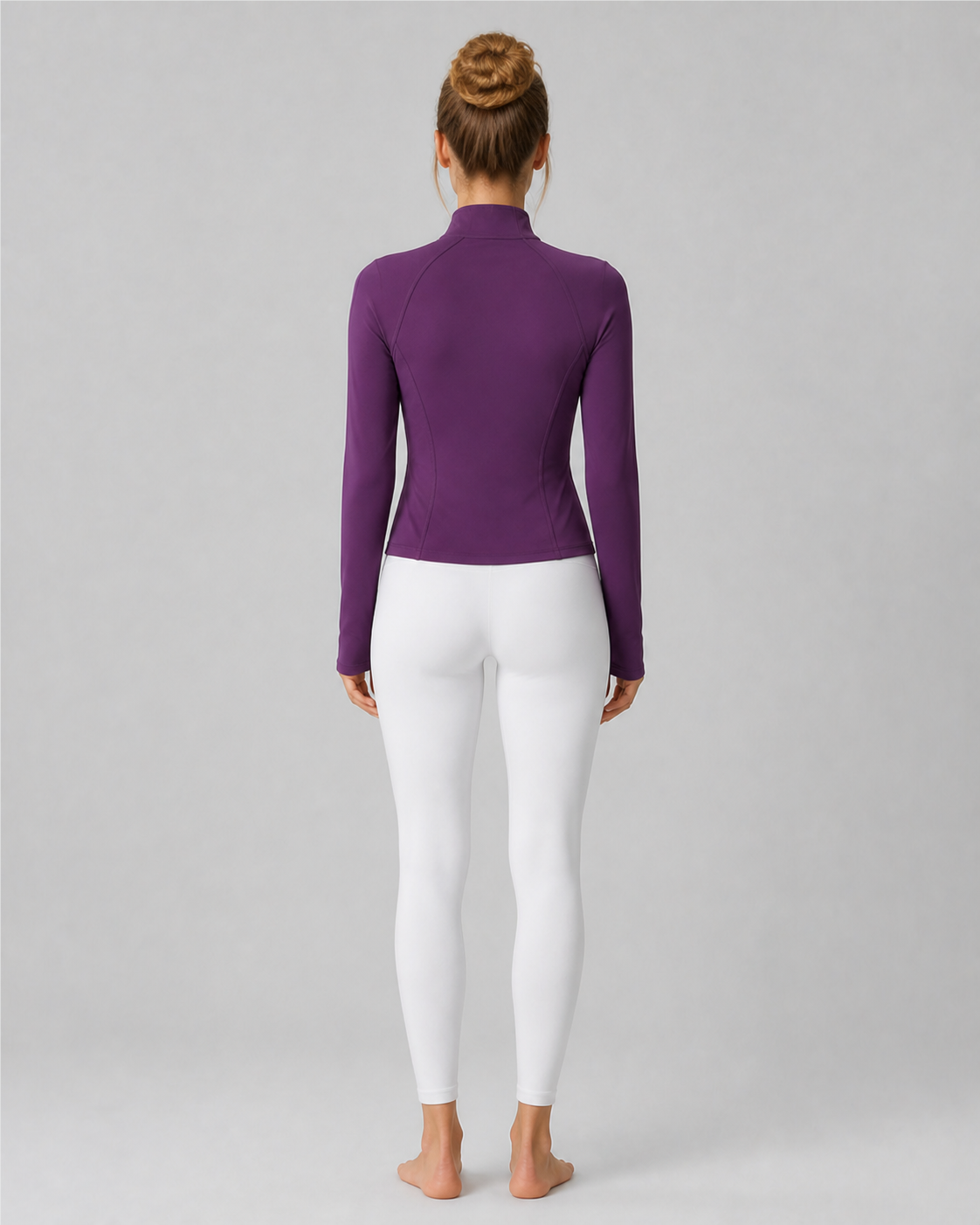 Approved product image 002 | Velvet Stand-Collar Yoga Jacket
