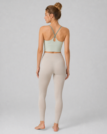 Colorblock Cross-Back Sports Bra