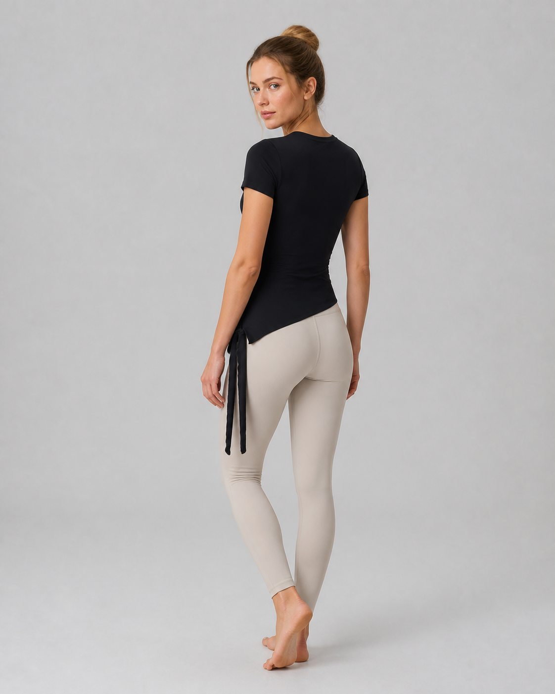Approved product image 002 | NULS Asymmetrical Side-Tie Yoga Tee