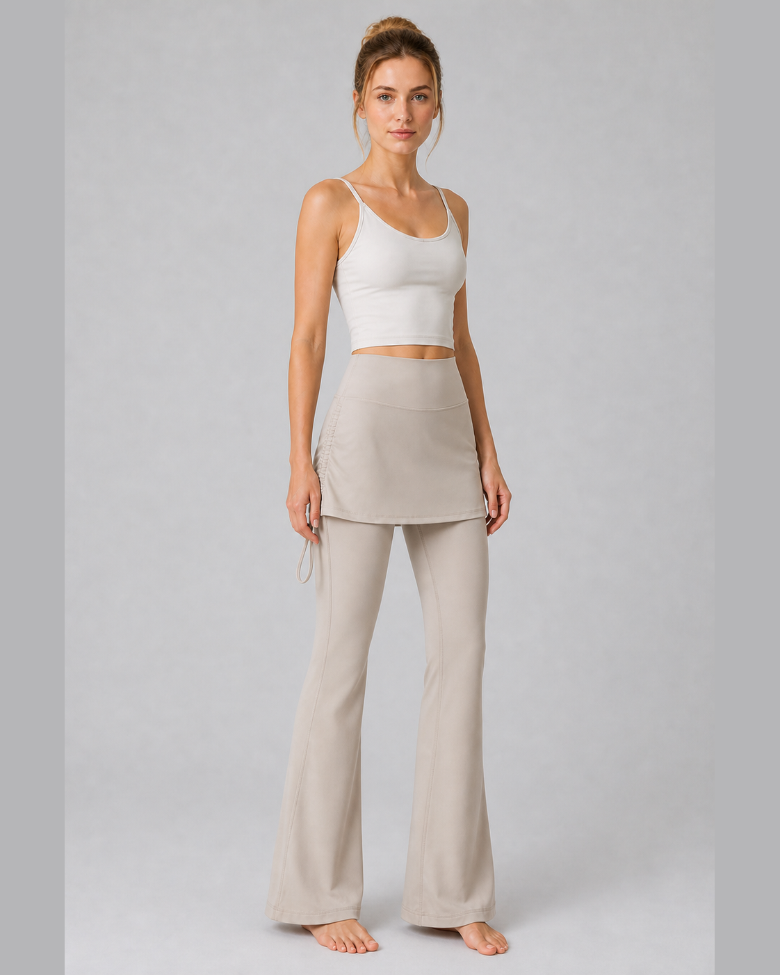 Approved product image 003 | NULS Ruched Skirted Yoga Flare Pants