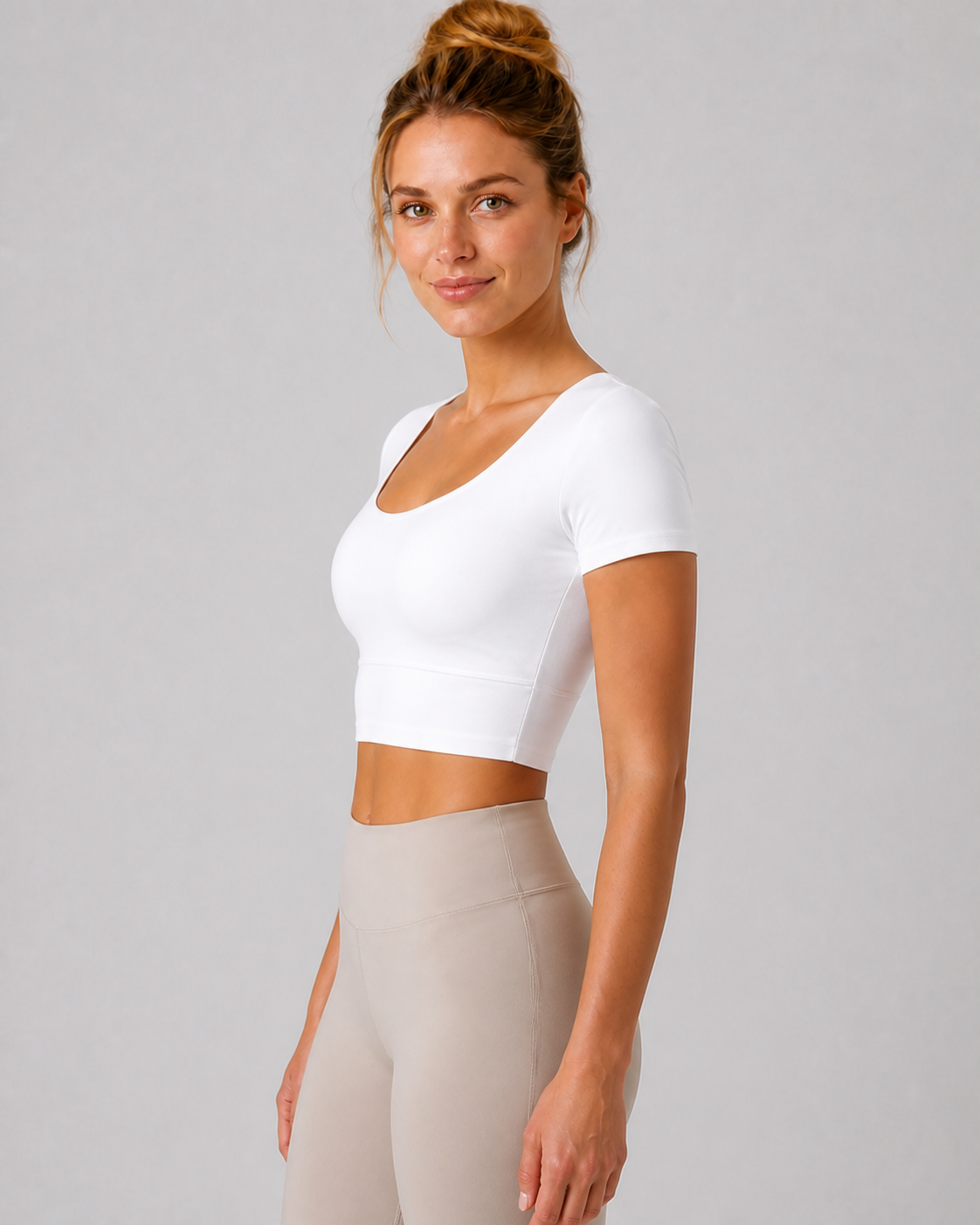 Approved product image 003 | NULS Balletcore Mesh-Back Crop Top