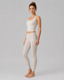 Serene Sculpt Square-Neck Yoga Tank