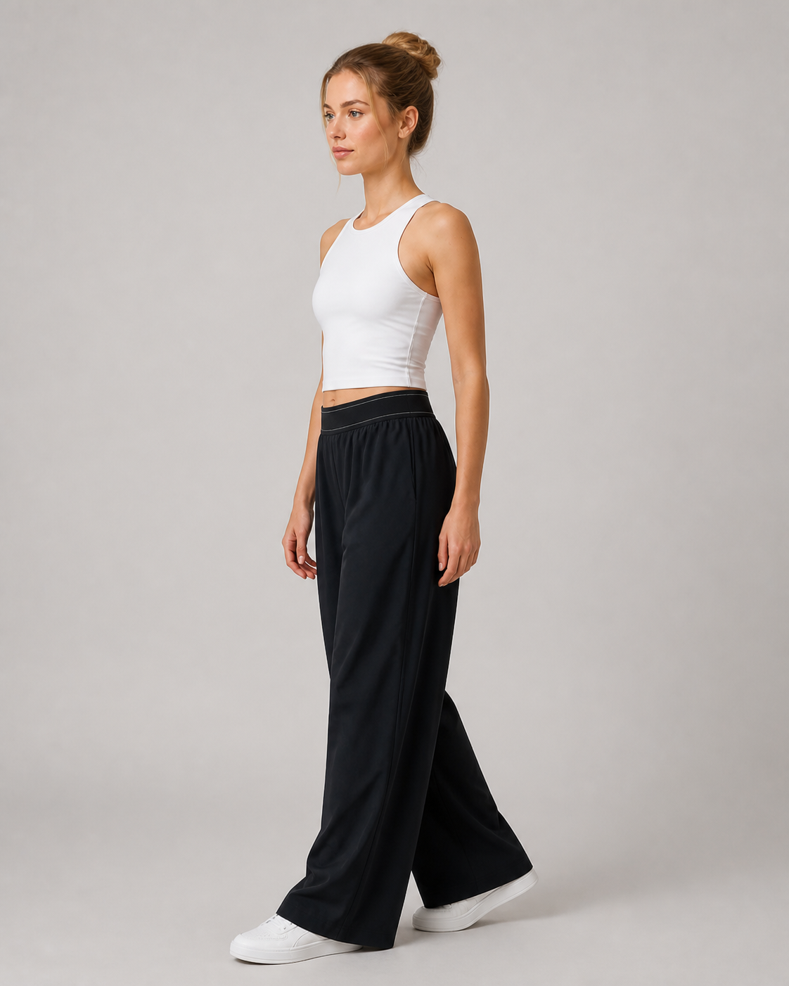 Approved product image 003 | Drape Wide-Leg Yoga Pants