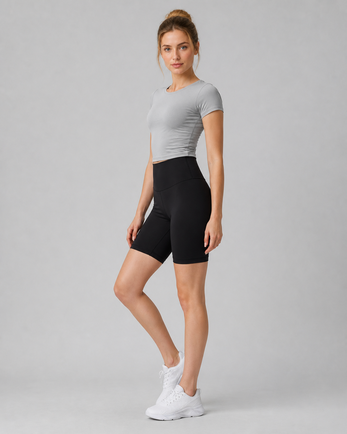 Approved product image 003 | Lycra High-Waist Yoga Shorts