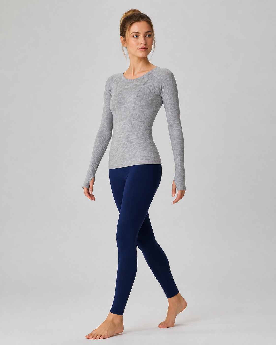 Approved product image 003 | Seamless Long-Sleeve Yoga Top