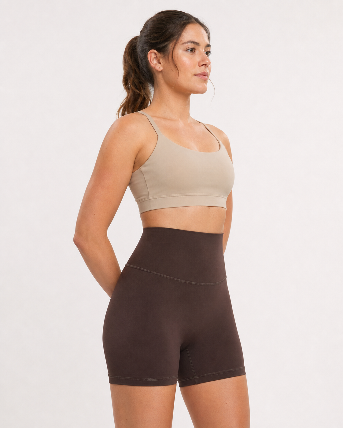 Approved product image 003 | NULS Seamless Front High-Waisted Yoga Shorts