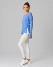 AirFlow Split-Hem Yoga Pullover