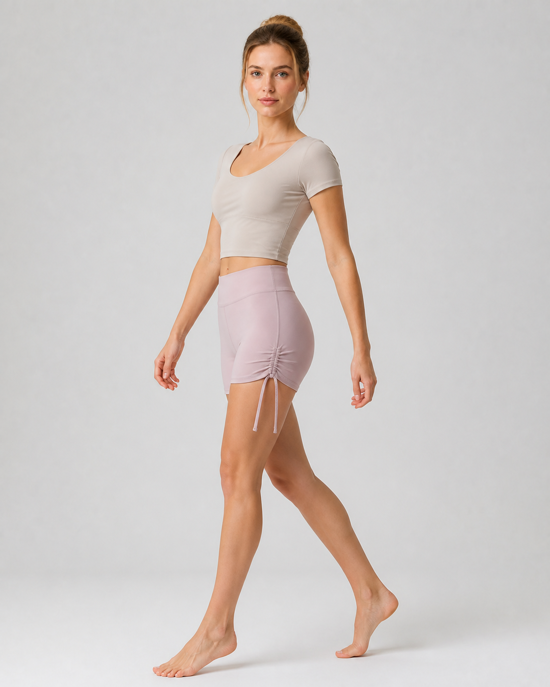 Approved product image 003 | NULS Adjustable Ruched High-Waisted Shorts