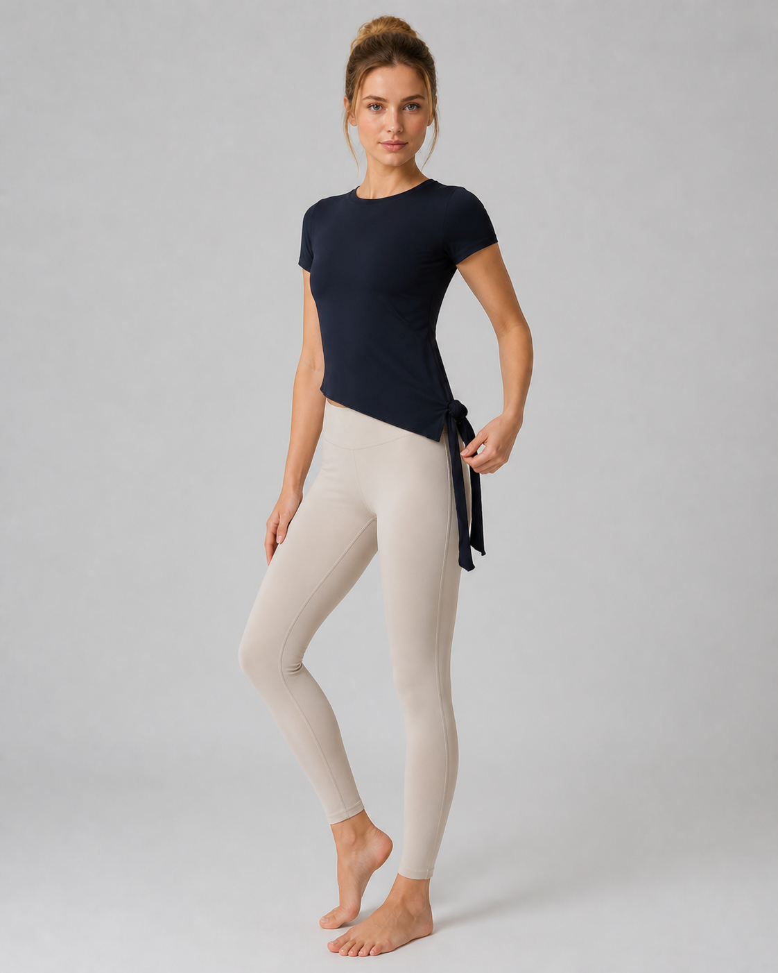 Approved product image 003 | NULS Asymmetrical Side-Tie Yoga Tee