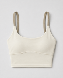 Colorblock Cross-Back Yoga Bra
