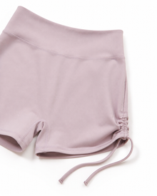 NULS Adjustable Ruched High-Waisted Shorts