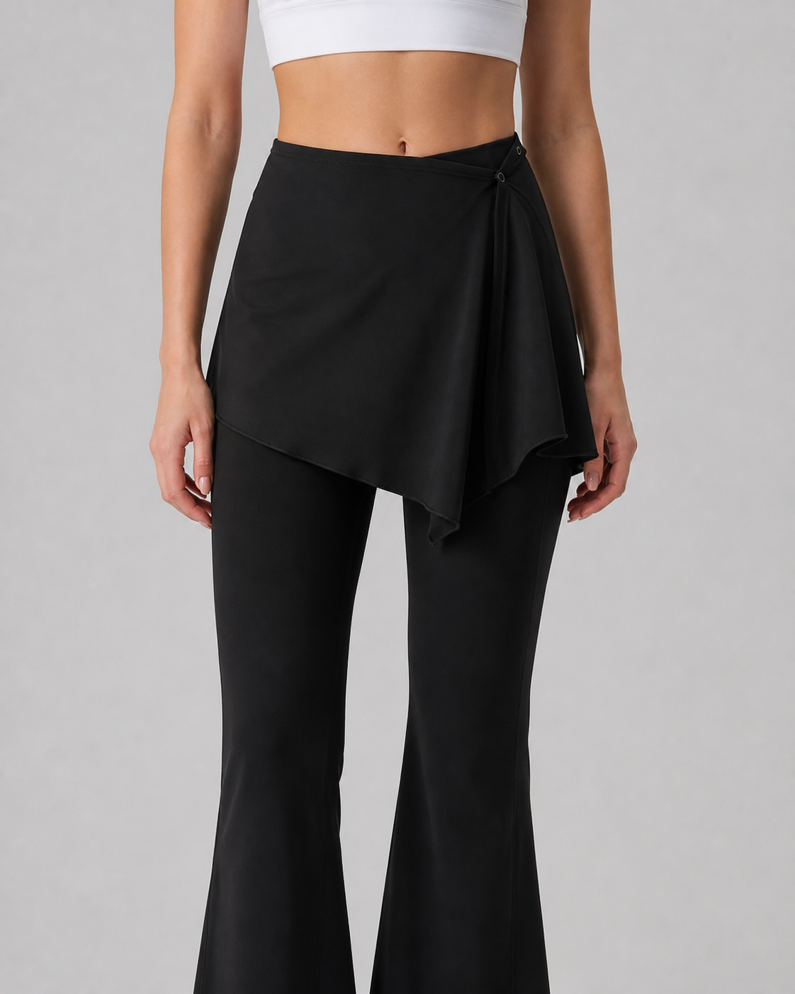 Approved product image 004 | 2-in-1 Skirted Flare Yoga Pants