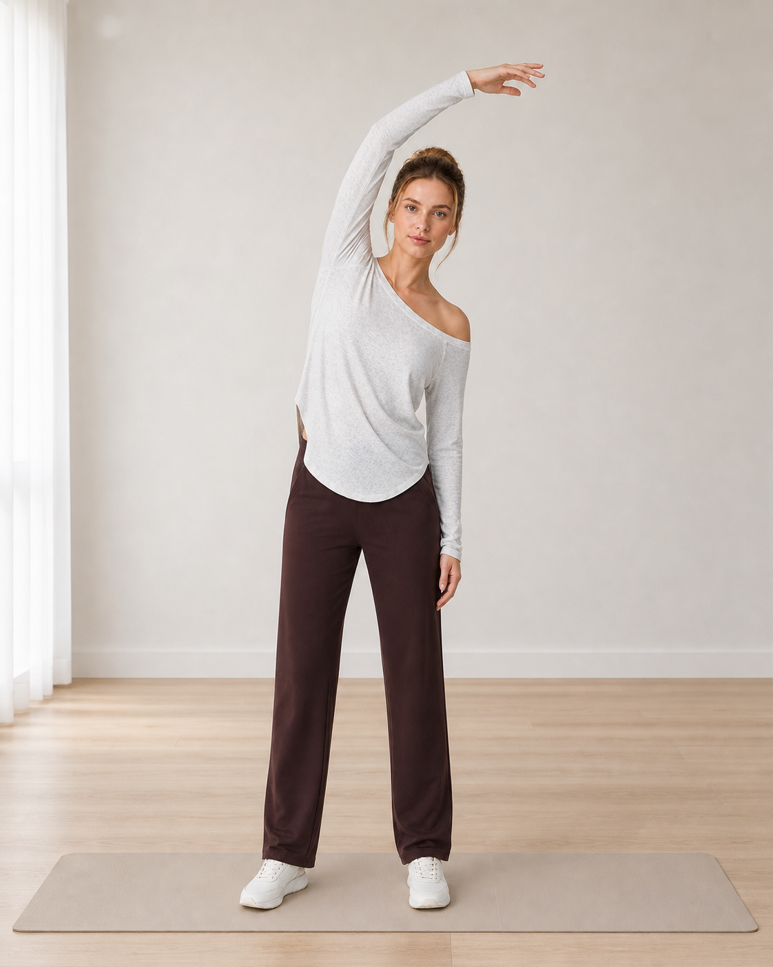 Approved product image 004 | SNU Off-Shoulder Yoga Top