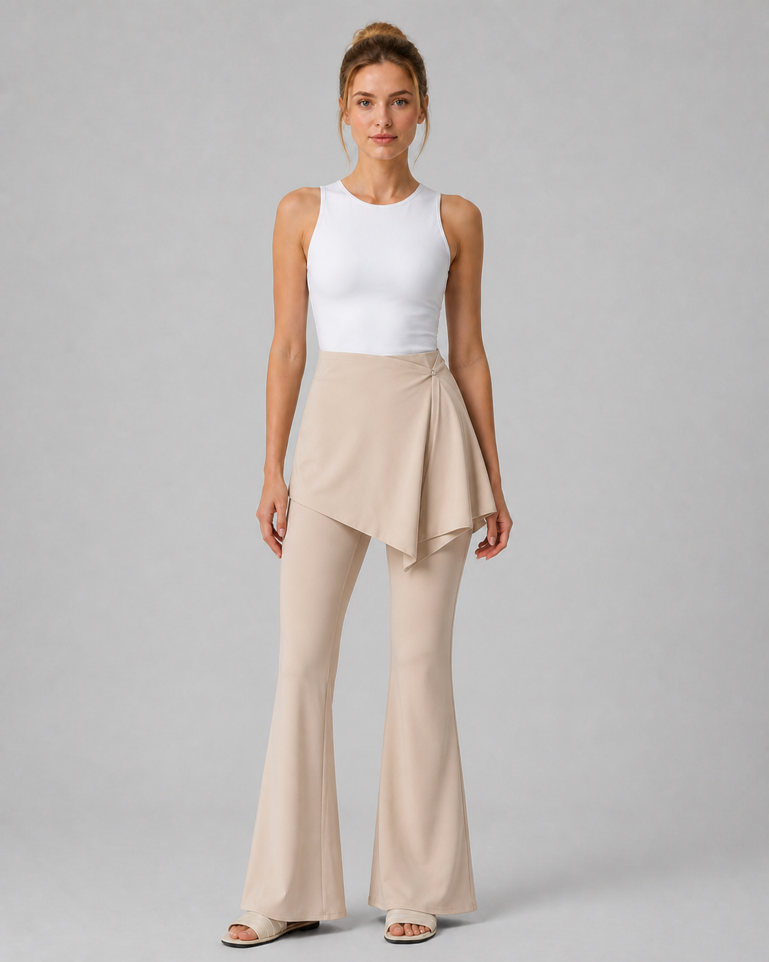 Approved product image 005 | 2-in-1 Skirted Flare Yoga Pants