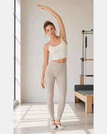 Colorblock Cross-Back Yoga Bra