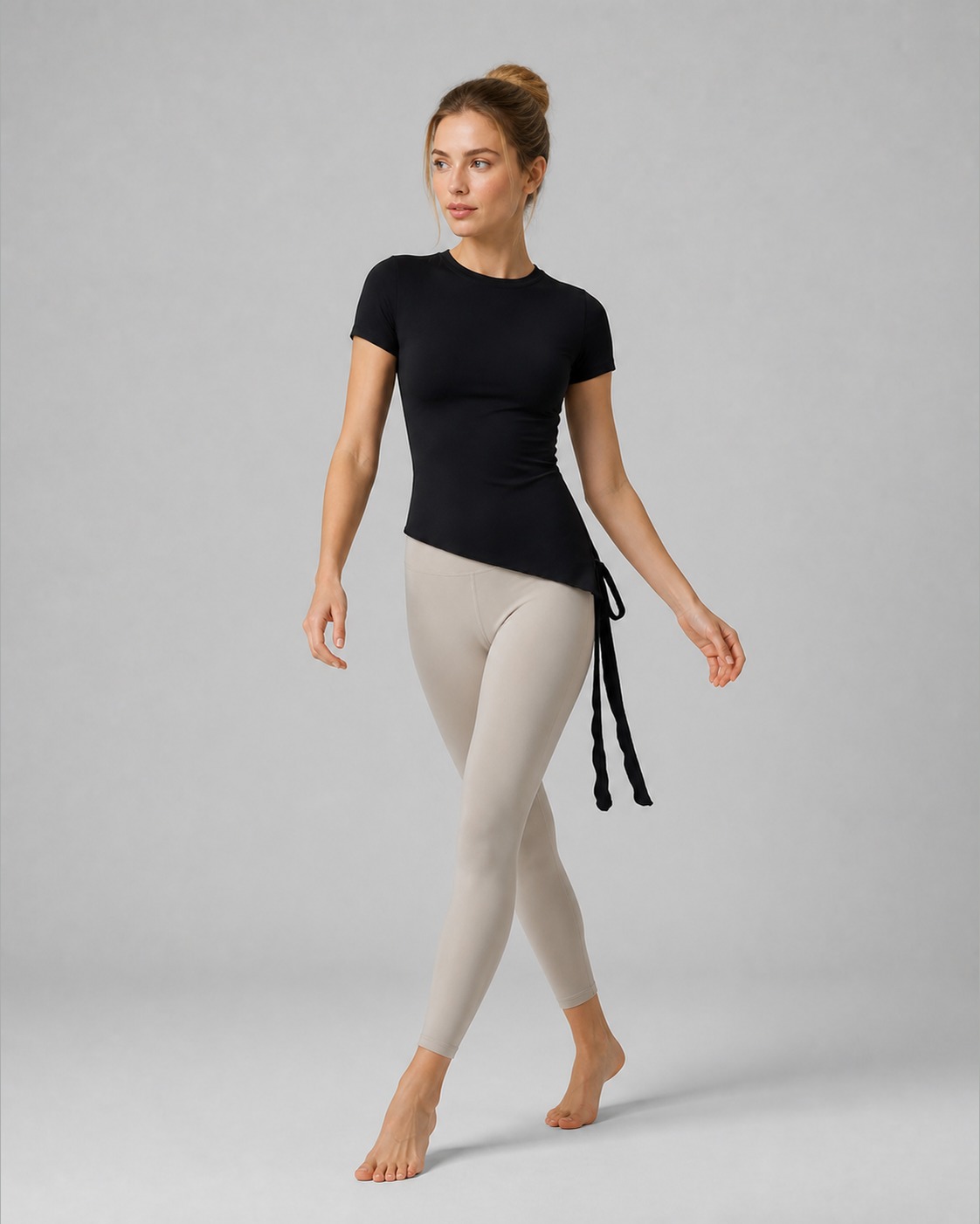 Approved product image 005 | NULS Asymmetrical Side-Tie Yoga Tee