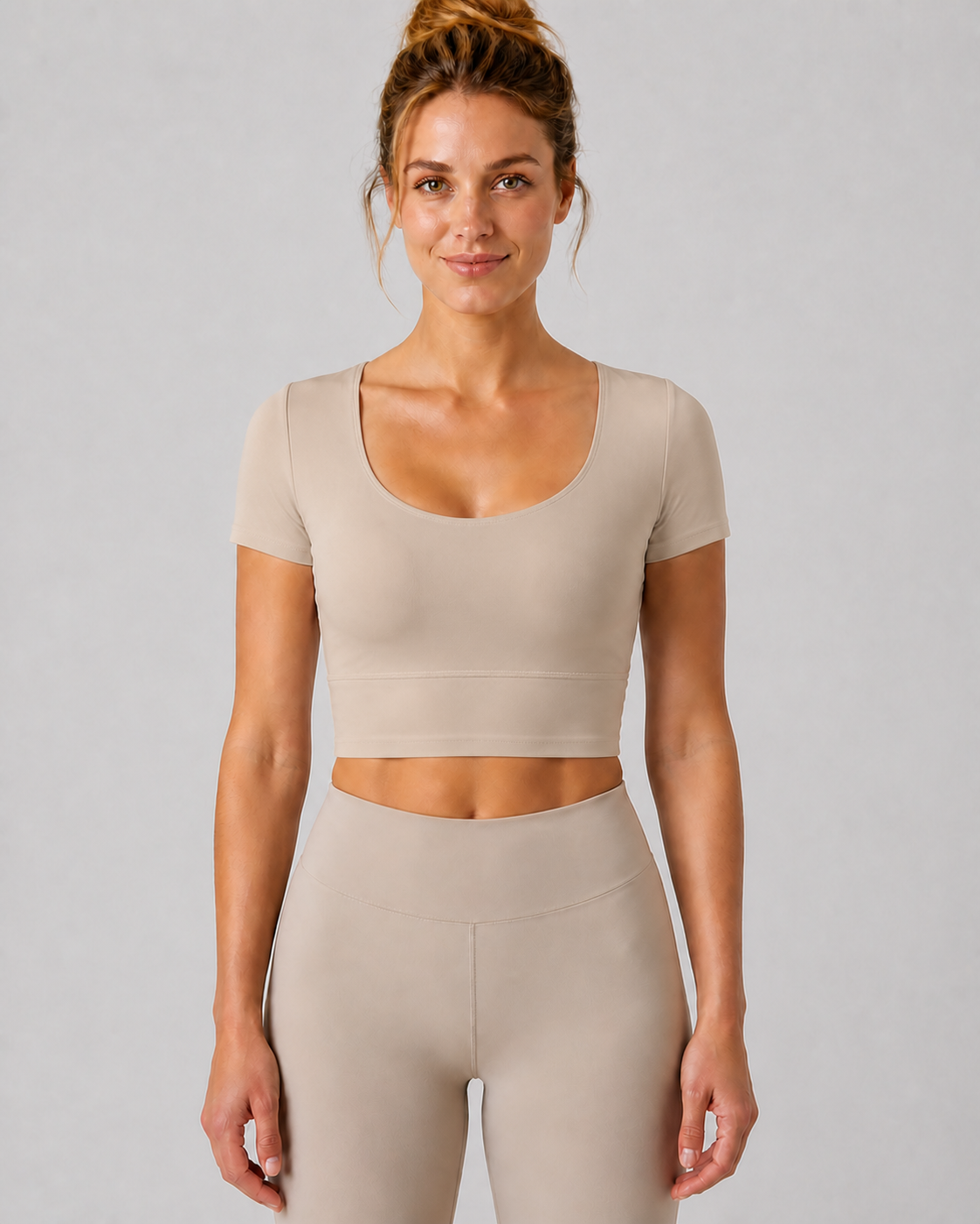 Approved product image 007 | NULS Balletcore Mesh-Back Crop Top