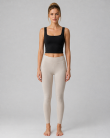Serene Sculpt Square-Neck Yoga Tank