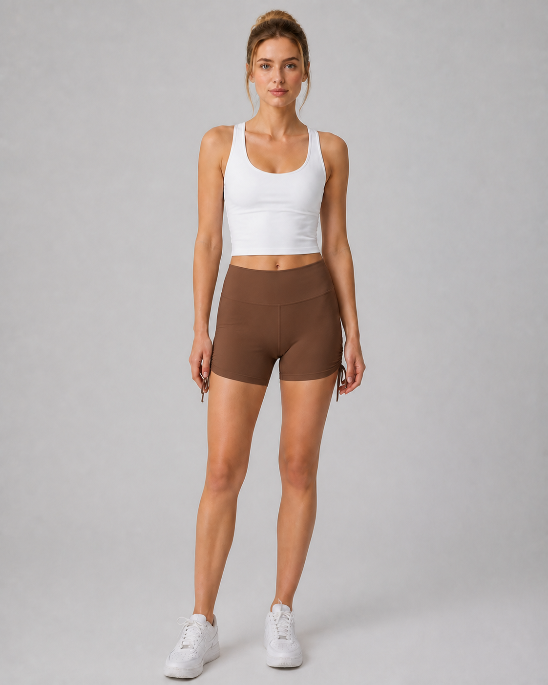 Approved product image 007 | BareFeel Adjustable High-Waist Yoga Shorts
