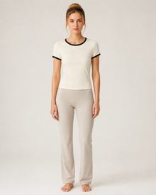 Colorblock V-Neck Yoga Tee