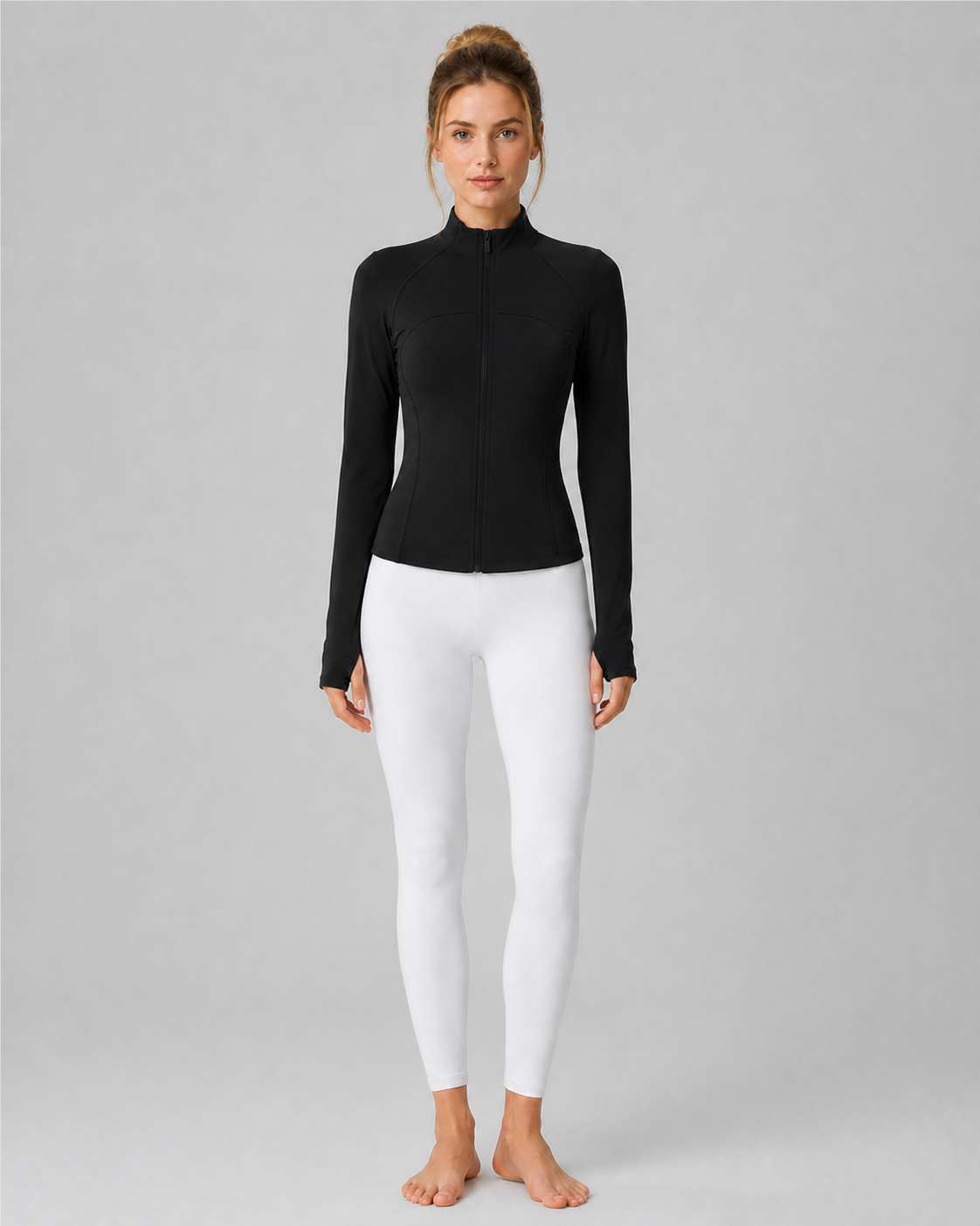 Approved product image 008 | Velvet Stand-Collar Yoga Jacket