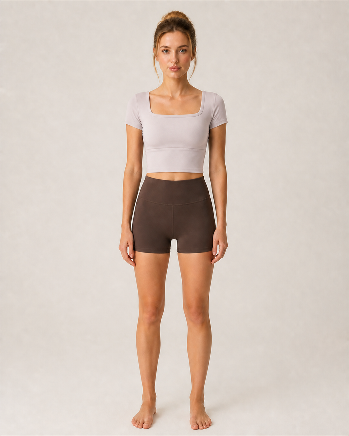 Approved product image 008 | NULS Square Neck Built-In Bra Crop Top