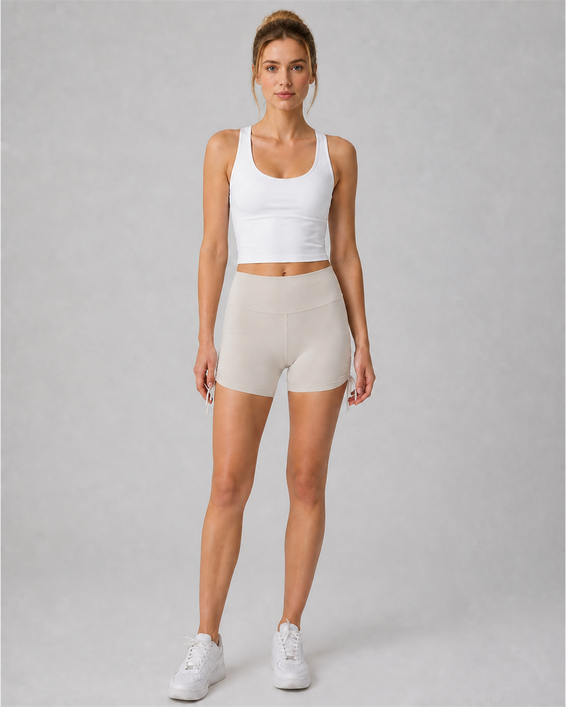 Approved product image 008 | BareFeel Adjustable High-Waist Yoga Shorts