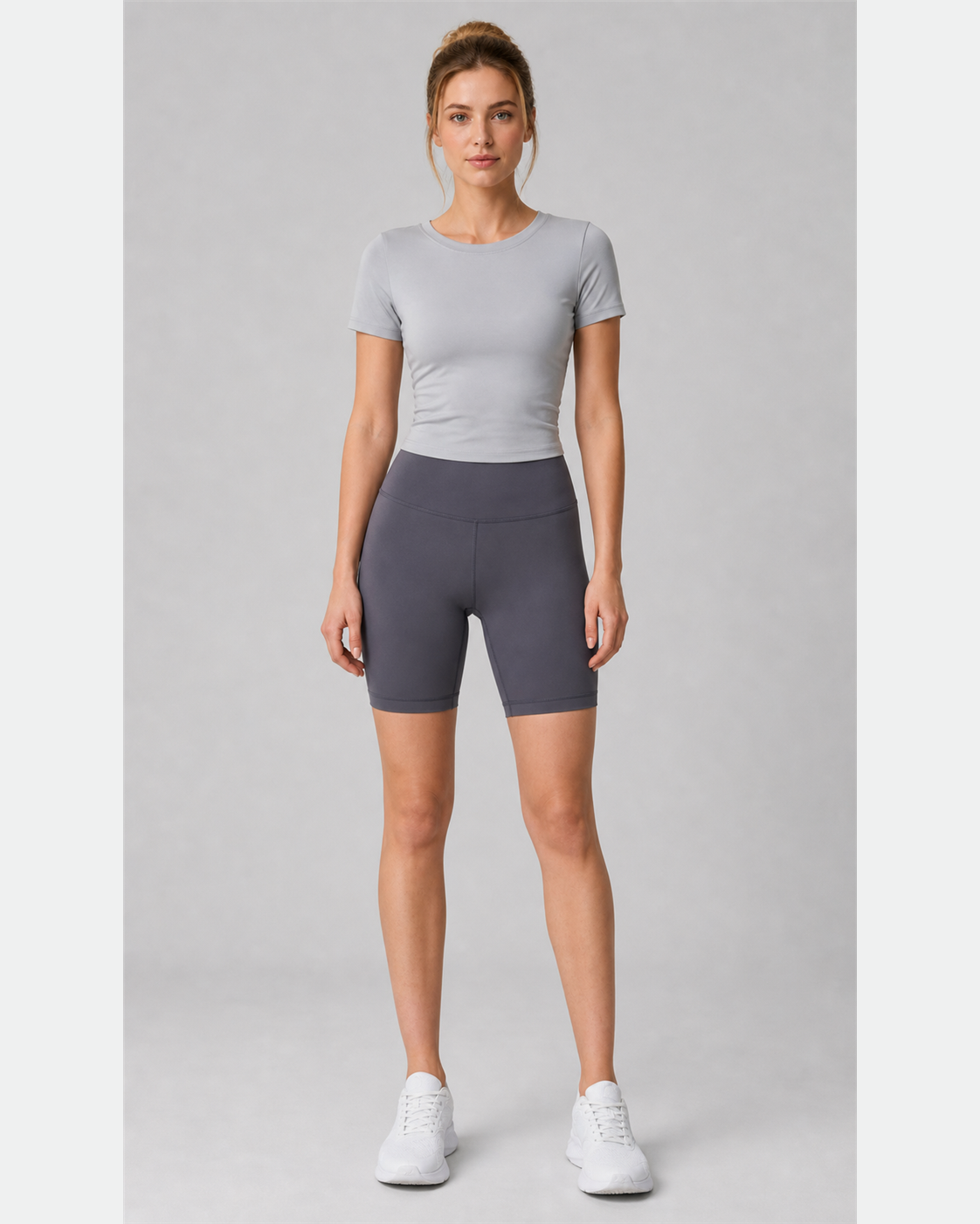 Approved product image 008 | Lycra High-Waist Yoga Shorts