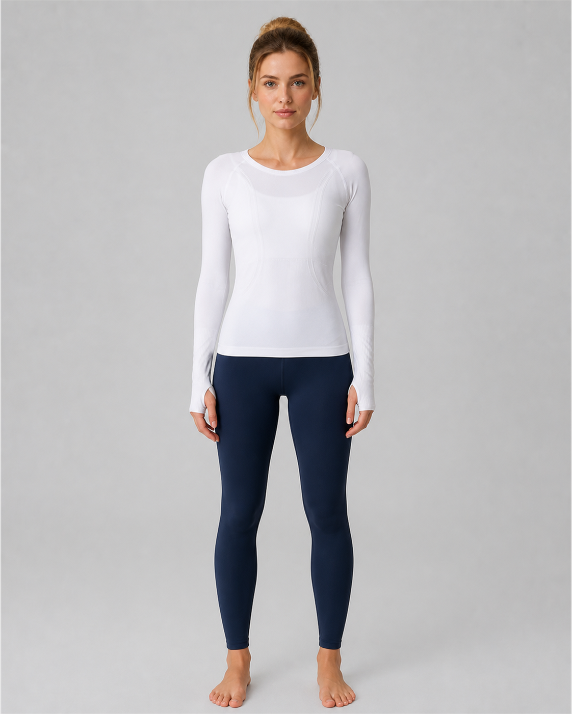 Approved product image 008 | Seamless Long-Sleeve Yoga Top
