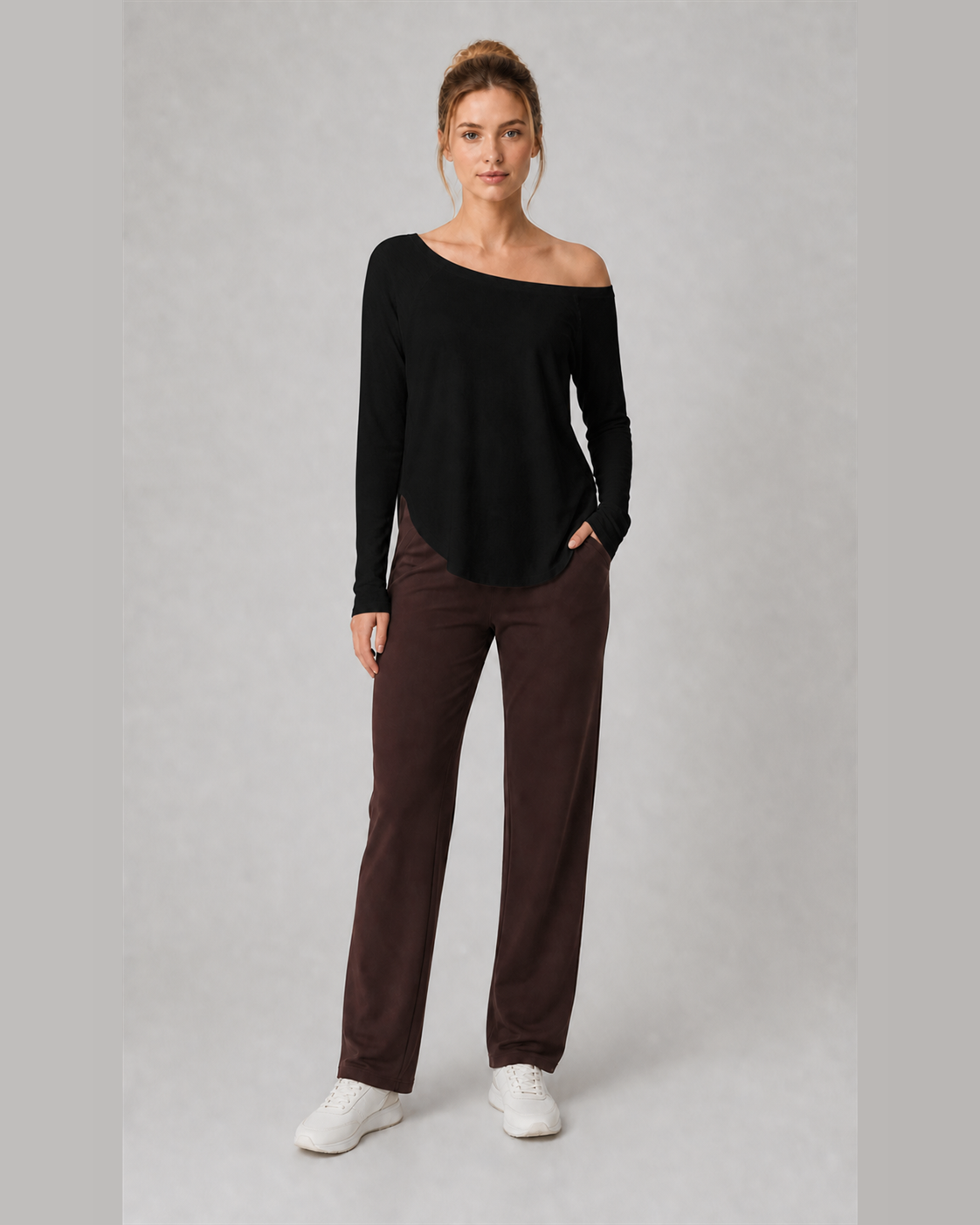 Approved product image 008 | SNU Off-Shoulder Yoga Top