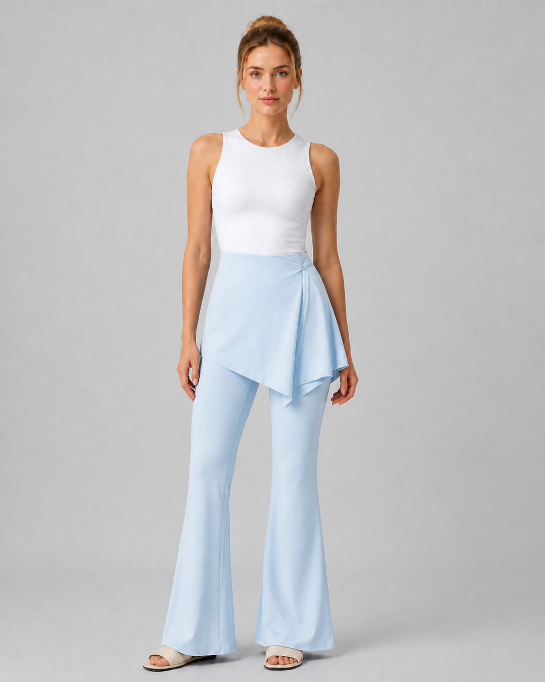 Approved product image 009 | 2-in-1 Skirted Flare Yoga Pants