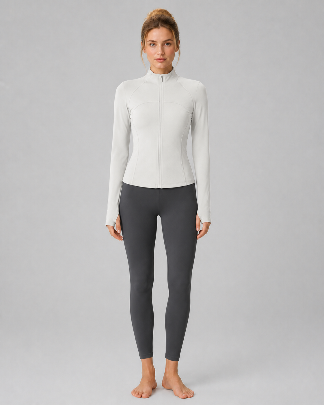 Approved product image 009 | Velvet Stand-Collar Yoga Jacket